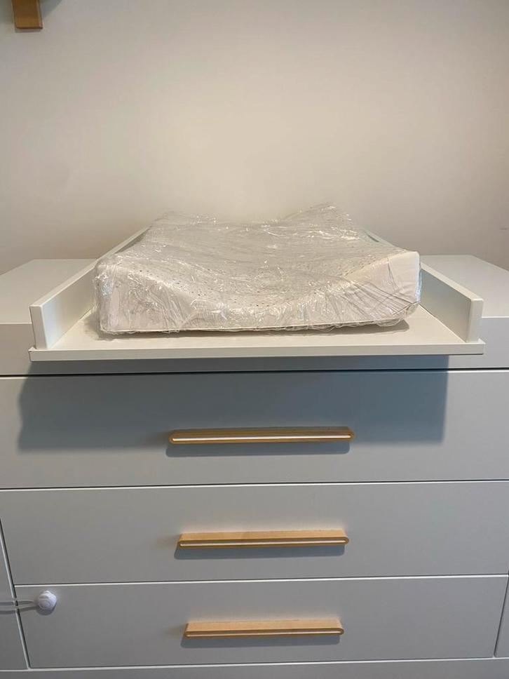 Bopita Commode wit met appart Aankleedkussen- Nieuw, Kinderen en Baby's, Kinderkamer | Commodes en Kasten, Zo goed als nieuw, Commode