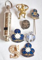 Padvinderij Scouting speldje fluit das ring broche, Verzamelen, Scouting, Ophalen of Verzenden, Gebruikt, Embleem, Speld of Insigne