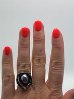 X821 Prachtige zilveren Perli ring (deel van set), Sieraden, Tassen en Uiterlijk, Ophalen of Verzenden, Zilver, Ring