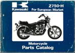 Kawasaki Z750 H parts list (1870z) motor, Motoren, Handleidingen en Instructieboekjes, Kawasaki