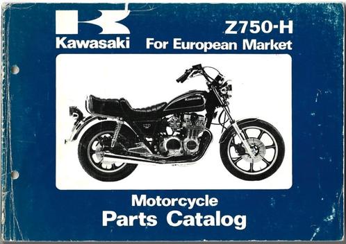 Kawasaki Z750 H parts list (1870z) motor, Motoren, Handleidingen en Instructieboekjes, Kawasaki, Ophalen of Verzenden