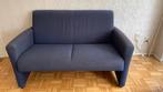 Blauwe stoffen bank gratis af te halen, Huis en Inrichting, Banken | Sofa's en Chaises Longues, Ophalen, Gebruikt, Tweepersoons