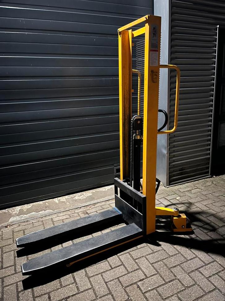 Nette stapelaar palletwagen transportwagen magazijn 1.6m ️, Doe-het-zelf en Verbouw, Transportwagens, Transportkar, 100 liter of meer