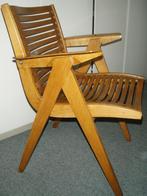 vintage lounge chair van Niko Kralj, Huis en Inrichting, Stoelen, Scandinavisch modern, Gebruikt, Bruin, Eén