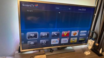 Philips 55 inch Smart TV – Werkt prima, mooi beeld beschikbaar voor biedingen