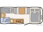 Dethleffs Aero 490 QSK 2022 MOVER + AIR TENT!!!, Caravans en Kamperen, Caravans, Bedrijf, Treinzit, Schokbreker, Dethleffs