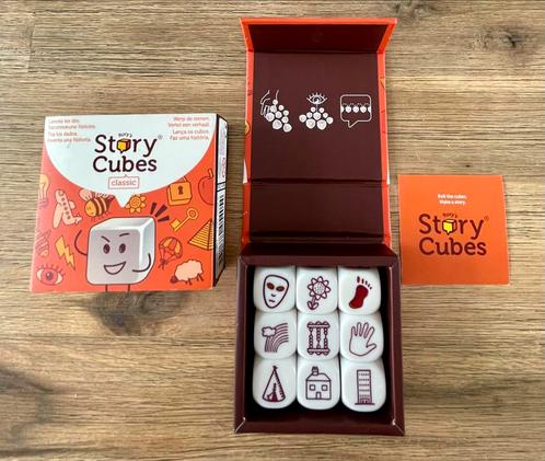 STORY CUBES CLASSIC, Hobby en Vrije tijd, Gezelschapsspellen | Kaartspellen, Zo goed als nieuw, Ophalen of Verzenden