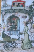 Anton Pieck - vrouw met kinderwagen voor speelgoedwinkel, Verzenden, 1980 tot heden, Ongelopen, Overige thema's