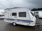 Hobby De luxe Easy 400 SF bj 2003 met voortent en luifel, Overige typen, Hobby, Bedrijf, Treinzit