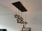 Hanglamp 7 bollen rookglas, Ophalen