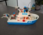 playmobile politie-boot, Kinderen en Baby's, Speelgoed | Playmobil, Ophalen of Verzenden, Gebruikt, Complete set