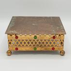 Tabor met glasstenen, neogotiek, Antiek en Kunst, Antiek | Religie, Ophalen of Verzenden