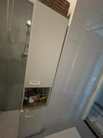 Hoge Badkamerkast - Wit, Huis en Inrichting, Badkamer | Badkamermeubels, (Half)hoge kast, Minder dan 50 cm, Gebruikt, Ophalen of Verzenden