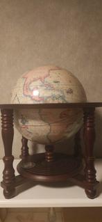 Vintage Wereldbol met Kompas - 33cm, Ophalen, Gebruikt