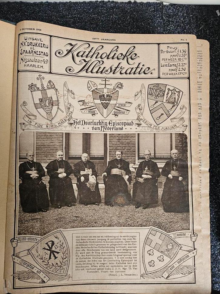 Katholieke Illustratie 4 Oktober 1919, Antiek en Kunst, Antiek | Boeken en Bijbels, Ophalen of Verzenden