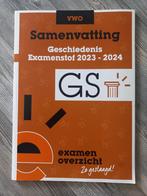 Samenvatting Geschiedenis Examenstof VWO, Ophalen of Verzenden, Zo goed als nieuw, VWO, Geschiedenis