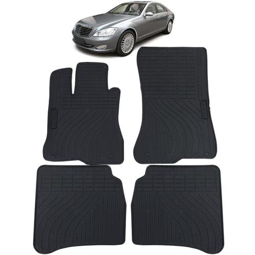 Rubber Winter Modder Matten Mercedes S Klasse W221 2005 t/m, Auto diversen, Tuning en Styling, Verzenden