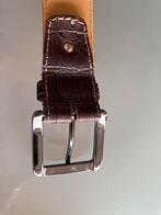 VAN BOMMEL DONKERBRUINE SUEDE RIEM, Bruin, Echt leder, Nieuw, Van Bommel