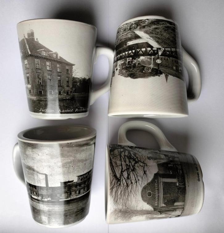 Mokjes Jutfaas (Set van vier stuks), Huis en Inrichting, Keuken | Servies, Nieuw, Kop(pen) en/of Schotel(s), Verzenden