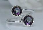 Schitterende zilveren ring met mystic topaz als blikvangers, Overige kleuren, Verzenden, 19 tot 20, Nieuw
