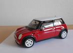 Welly  Mini Cooper  Modelauto schaal 1:18  z.g.a.n ., Ophalen of Verzenden, Zo goed als nieuw, Auto, Welly