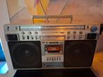 VINTAGE RETRO WERKEND GROTE JUMBO XXL GOLDSTAR GHETTOBLASTER, Ophalen of Verzenden