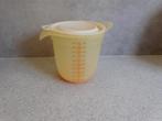 Tupperware Combiplus Maatkan 1 Ltr. Geel, Huis en Inrichting, Keuken | Tupperware, Ophalen of Verzenden, Zo goed als nieuw, Geel