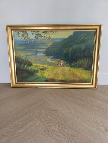 Olieverf schilderij beschikbaar voor biedingen
