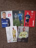 5x Spelerskaarten PSV Jeroen Zoet, Verzenden, Zo goed als nieuw, PSV, Spelerskaart