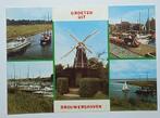 Brouwershaven ( Zld. ) vijfluik met o.a. Molen Windlust, Verzenden, 1960 tot 1980, Ongelopen, Zeeland