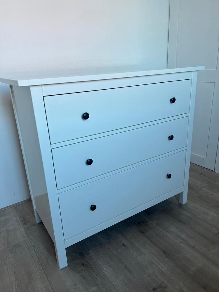 2x IKEA HEMNES Ladekast - Wit, Huis en Inrichting, Kasten | Ladekasten, Gebruikt, 100 tot 150 cm, 50 tot 100 cm, 50 tot 75 cm