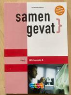 Samengevat Wiskunde A VWO 2024-2025, Ophalen, Zo goed als nieuw, VWO, Wiskunde A