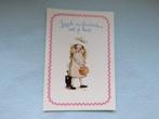 Holly Hobbie kaart uit 1975 Liefde is glimlachen met je hart, Verzamelen, Ophalen of Verzenden, 1960 tot 1980, Ongelopen, Kinderen