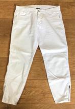 Leuke witte jeans met ritsjes, merk Yessica - maat M, Ophalen of Verzenden, Zo goed als nieuw, Maat 38/40 (M), Wit