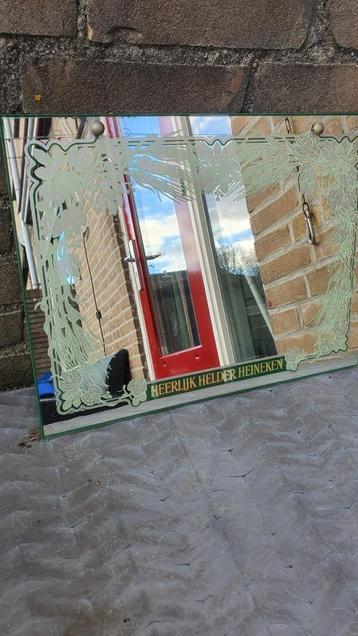 Vintage Heineken Spiegel  beschikbaar voor biedingen