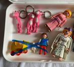 Sleutelhangers pink panther en playmobile poppetjes, Ophalen of Verzenden, Zo goed als nieuw, Knuffel of Figuurtje