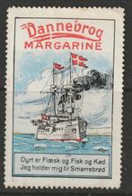 Denemarken cinderella reclame Dannebrog margarine, Ophalen of Verzenden, Denemarken, Postfris