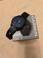 Garmin Fenix 7X Sapphire Solar 51mm, Zwart, Garmin, Ophalen of Verzenden, Zo goed als nieuw