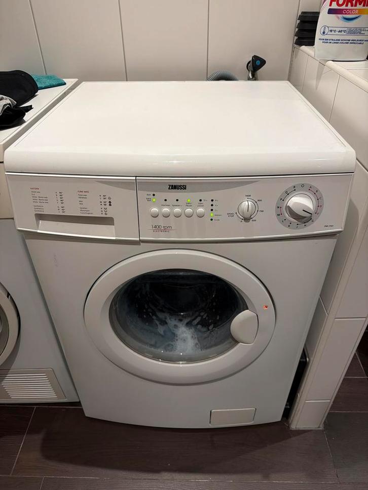 Zanussi Wasmachine - Gebruikt, 1400 toeren, Witgoed en Apparatuur, Wasmachines, Gebruikt, Voorlader, 85 tot 90 cm, 1200 tot 1600 toeren