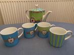 Theepot PIP Studio incl 4 mokken, Huis en Inrichting, Keuken | Servies, Ophalen, Overige typen, Zo goed als nieuw, Overige stijlen