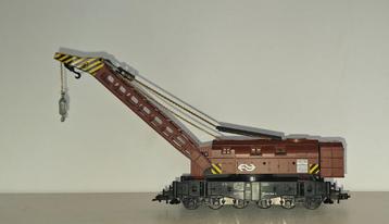 Liliput H0 21040 - DC 6-assige ongevallenkraan Krupp v.d. NS beschikbaar voor biedingen