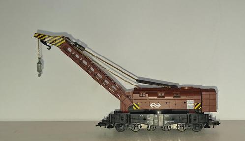 Liliput H0 21040 - DC 6-assige ongevallenkraan Krupp v.d. NS, Hobby en Vrije tijd, Modeltreinen | H0, Zo goed als nieuw, Wagon