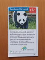 Ouwehands Dierenpark €4,- korting p.p. maximaal 5 personen, Tickets en Kaartjes, Recreatie | Dierentuinen, Drie personen of meer