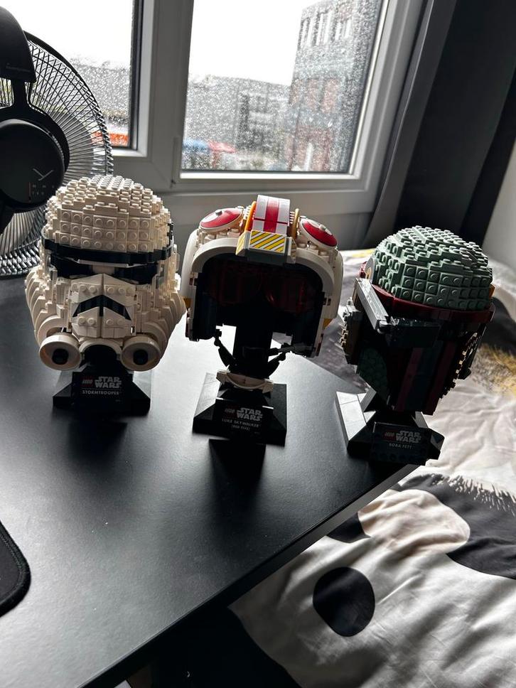 Lego Star Wars Helm Sets - Compleet!, Kinderen en Baby's, Speelgoed | Duplo en Lego, Zo goed als nieuw, Lego, Complete set, Ophalen