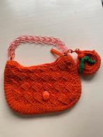 Kurt Geiger Crochet Orange Bag, Sieraden, Tassen en Uiterlijk, Tassen | Schoudertassen, Oranje, Ophalen of Verzenden, Zo goed als nieuw