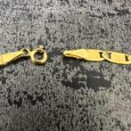 14k gouden armband plat schakel nieuw, Ophalen of Verzenden, Nieuw, Goud