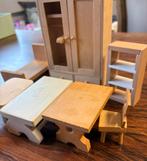 Houten Poppenhuis Meubels - Diverse Schalen, Kinderen en Baby's, Speelgoed | Poppenhuizen, Ophalen of Verzenden, Gebruikt, Toebehoren