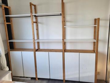 Ivar Ikea kastenwand met deurtjes - afbeelding 3