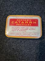 Vintage Potter's Catarrh Pastilles Blikje, Ophalen of Verzenden, Gebruikt, Overige soorten, Overige typen
