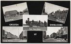 Groeten uit Emmeloord (1956) 128878, Verzamelen, Ansichtkaarten | Nederland, Ophalen of Verzenden, 1940 tot 1960, Gelopen, Flevoland